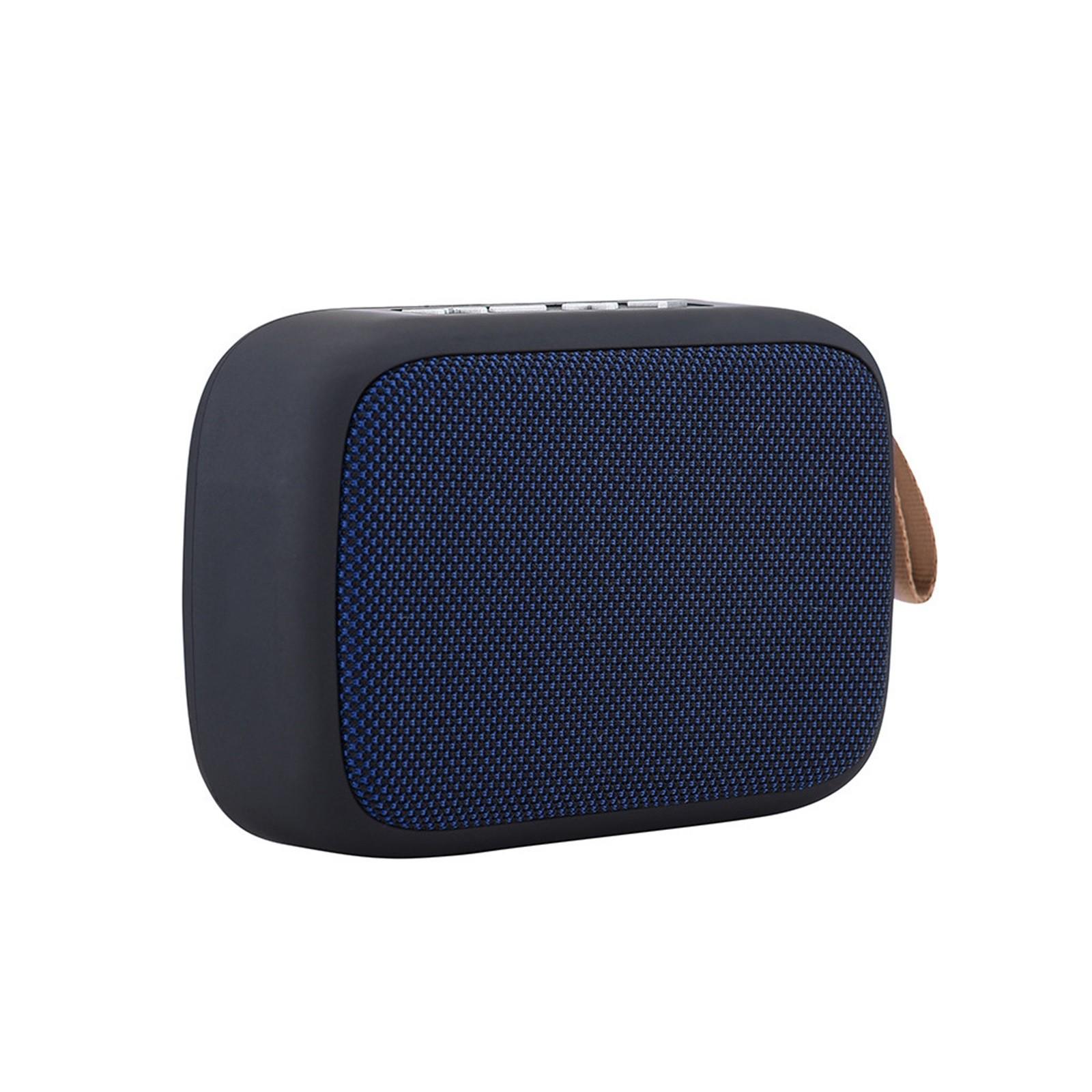 Thẻ SD FM di động âm thanh nổi dành cho điện thoại thông minh Bluetooth Loa máy tính xách tay không dây Color: Green Woofer Size/Full-Range Size: One Size