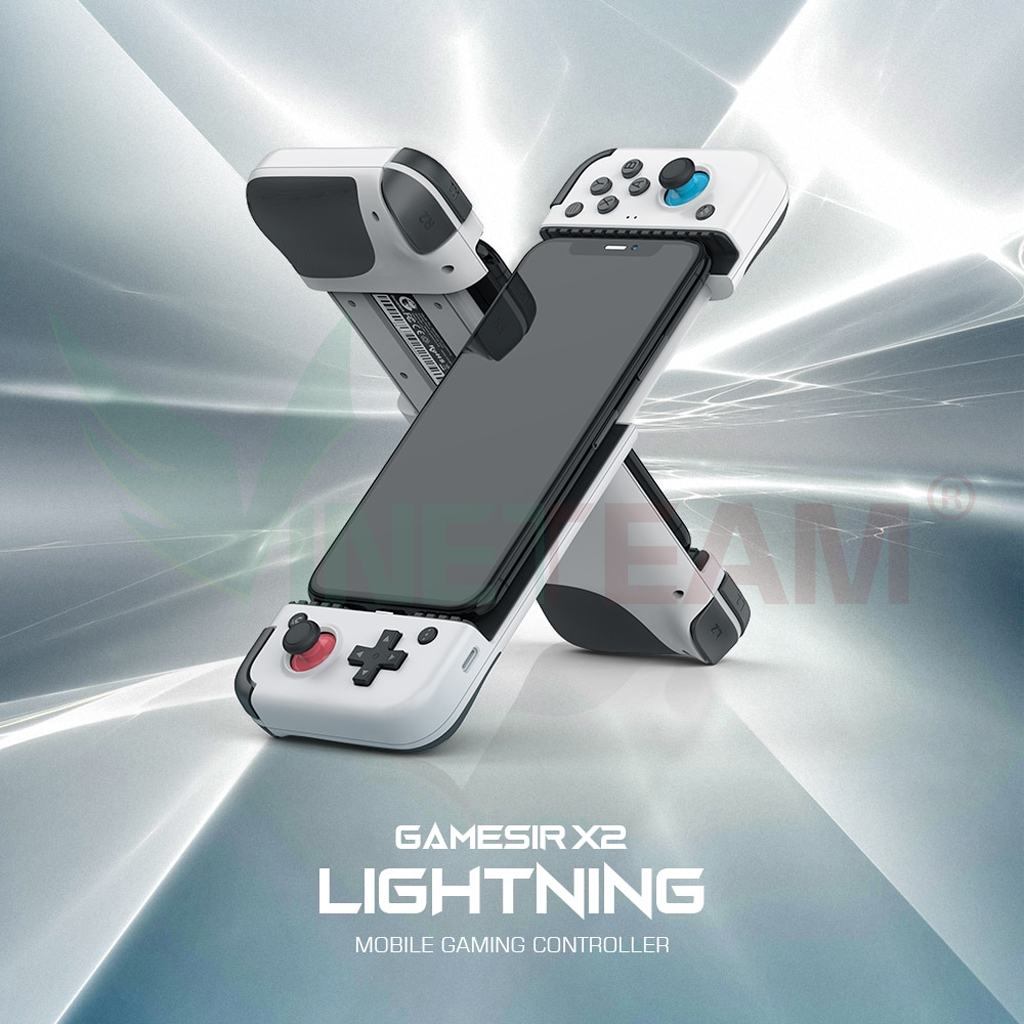 Tay Cầm Không Dây Gamesir X2 Light-ning Bộ Điều Khiển Chơi Game Dành Cho iPhone Hỗ trợ Nền Tảng Trò Chơi Đám Mây MFi Apple Arcade Xbox Game Pass Stadia - Hàng Chính Hãng