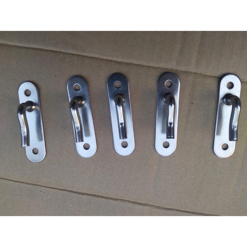 Compo 10 móc bạt inox,móc bạt thành thùng xe tải,công tenner,xe ba gác, hàng inox chuẩn xịn