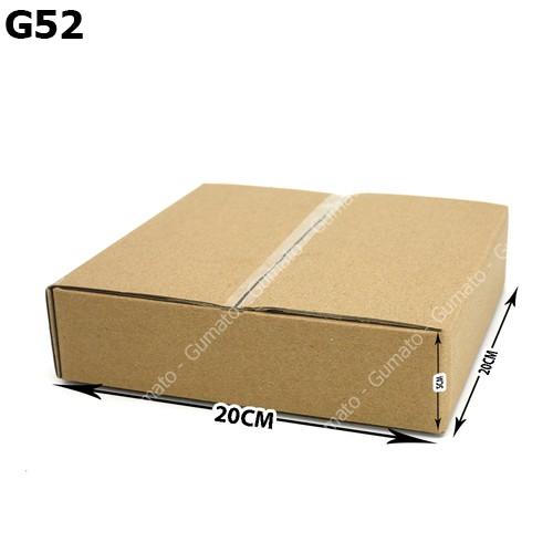 Hộp giấy P48 size 20x20x7 cm, thùng carton gói hàng Everest