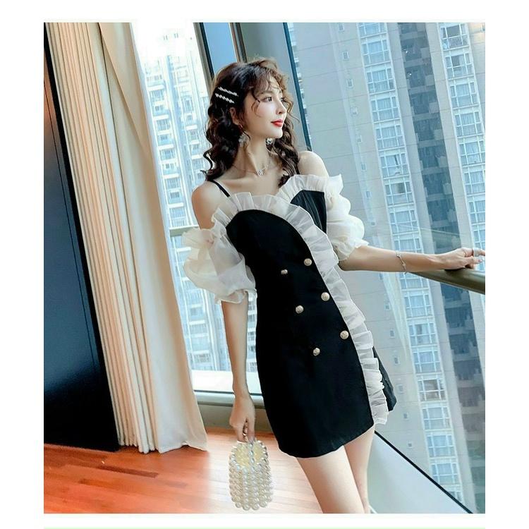 Đầm body dự tiệc lệch vai siêu thời trang , hottrend xinh xắn cho các chị em , tôn dáng sành điệu