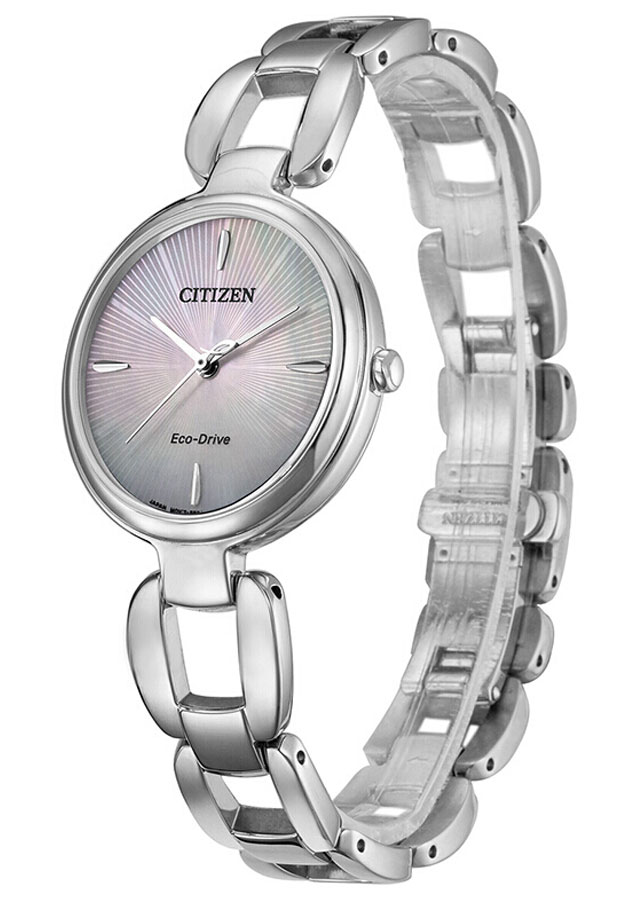 Đồng Hồ Nữ Citizen Dây Thép Không Gỉ EM0420-89D - Mặt Xà Cừ