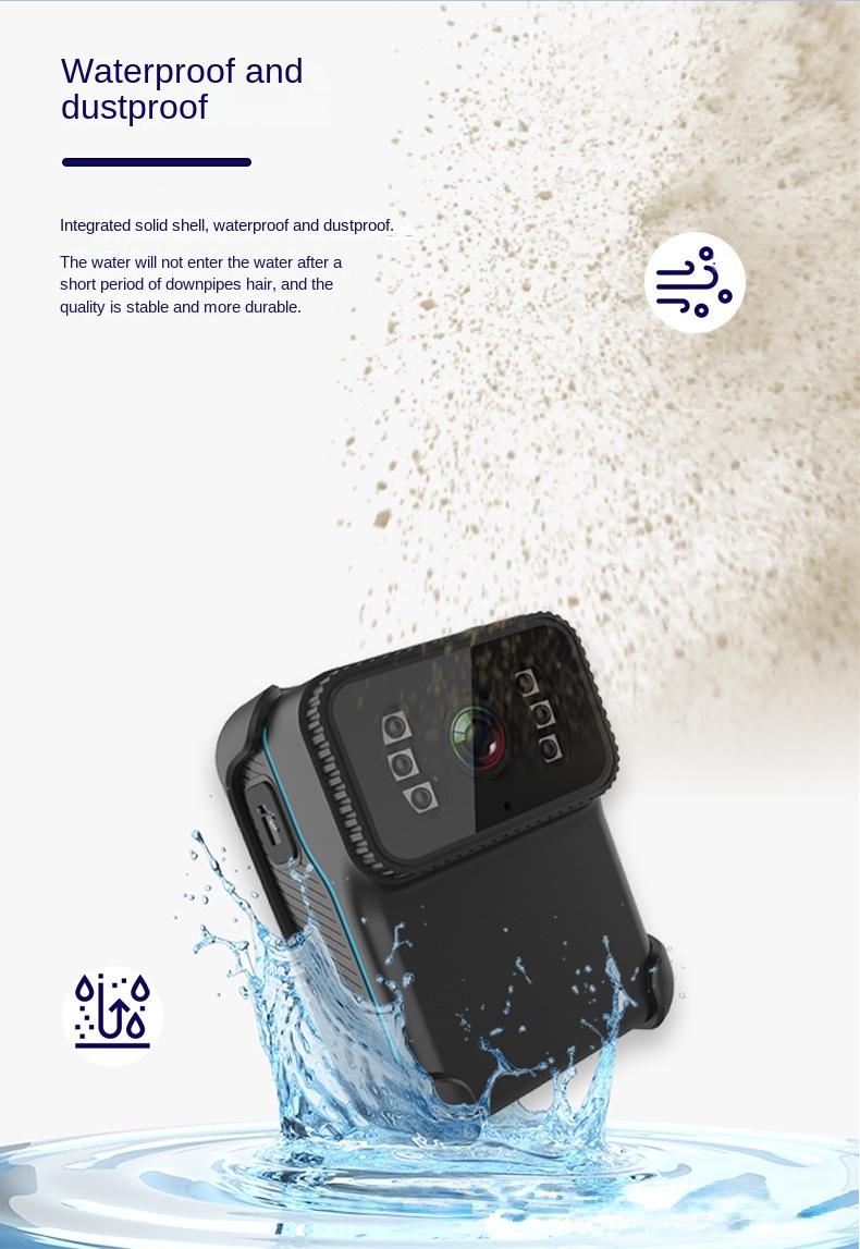 256G 1080P Camera Hành Động Video Nhìn Xuyên Đêm Ống Kính Full HD WIFI Chống Nước Video Thực Thi Pháp Luật Đầu Ghi Định Dạng MP4 ngoài Trời Mini