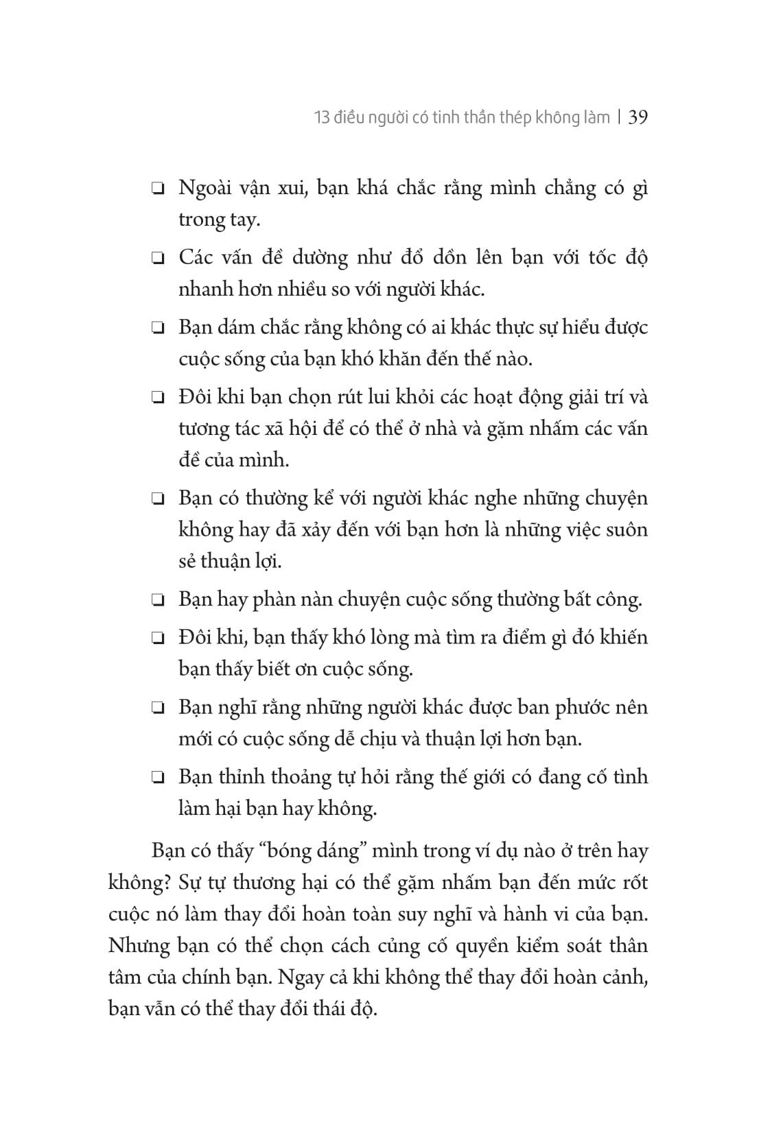 Sách 13 Điều Người Có Tinh Thần Thép Không Làm (Tái Bản 2020)
