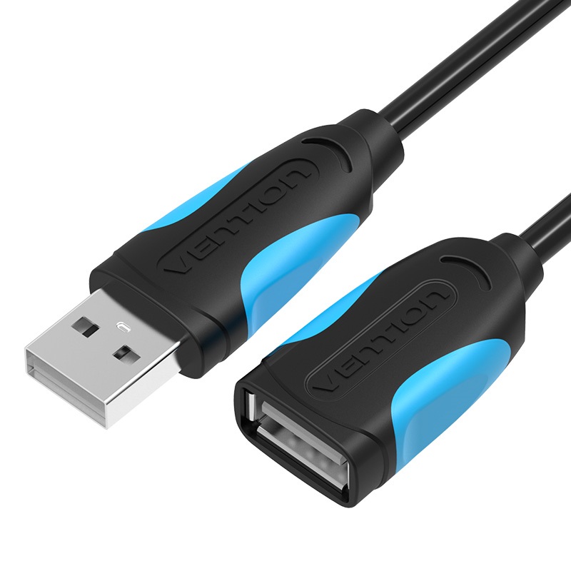 Cáp nối dài USB 2.0 Vention VAS-A05 (1,5m - 5m ) - Hàng chính hãng