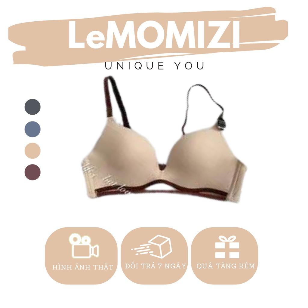 Áo ngực không gọng đúc su LeMOMIZI - Áo lót nữ mút dày nâng ngực, mềm mịn, siêu nhẹ - BRADS01
