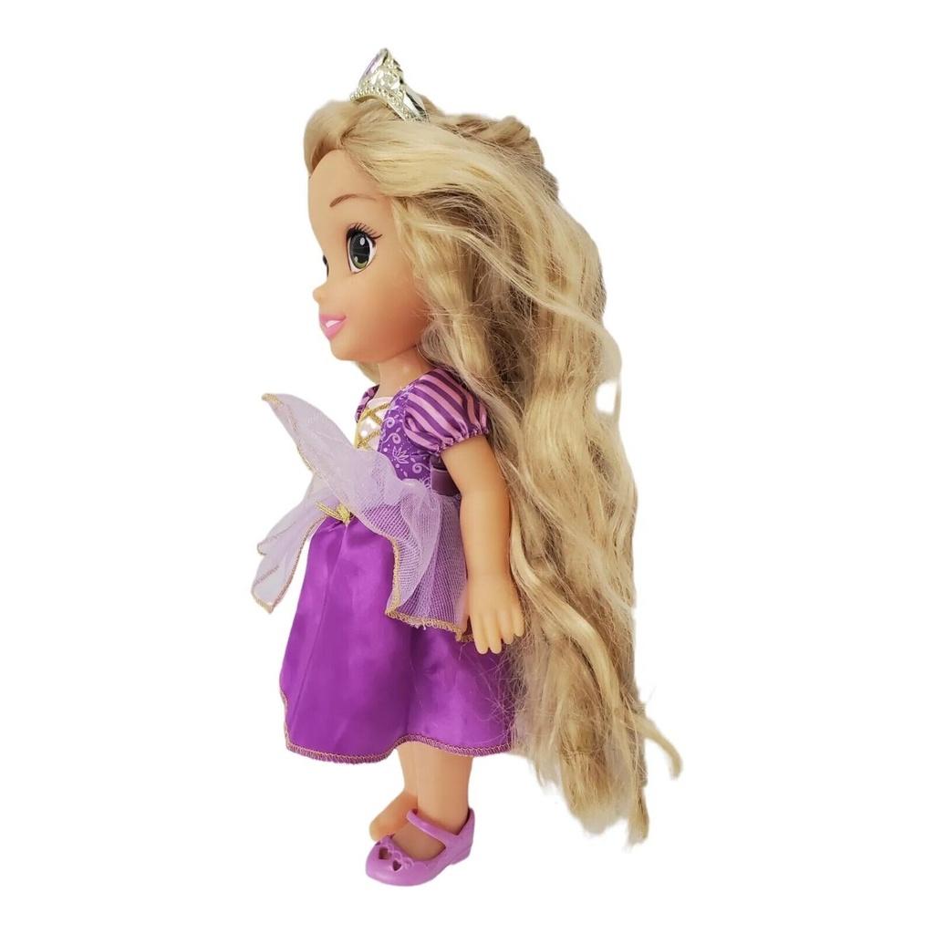 Búp bê Tóc Mây Tangled Glow &amp; Style Rapunzel Toddler Doll