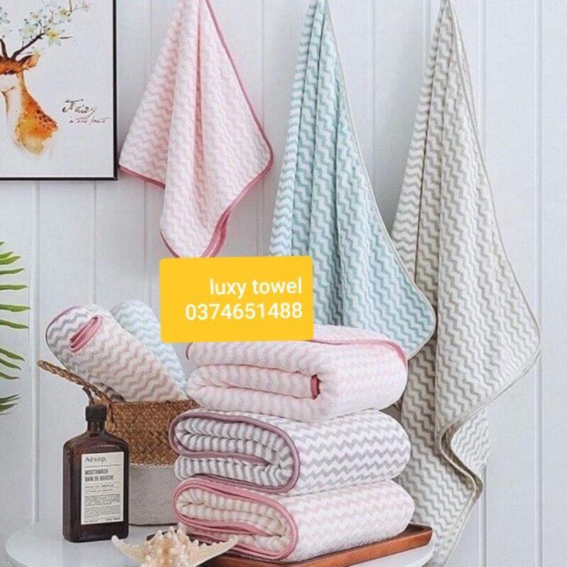Khăn tắm hàn quốc siêu mềm dày thấm hút kt 70x140cm