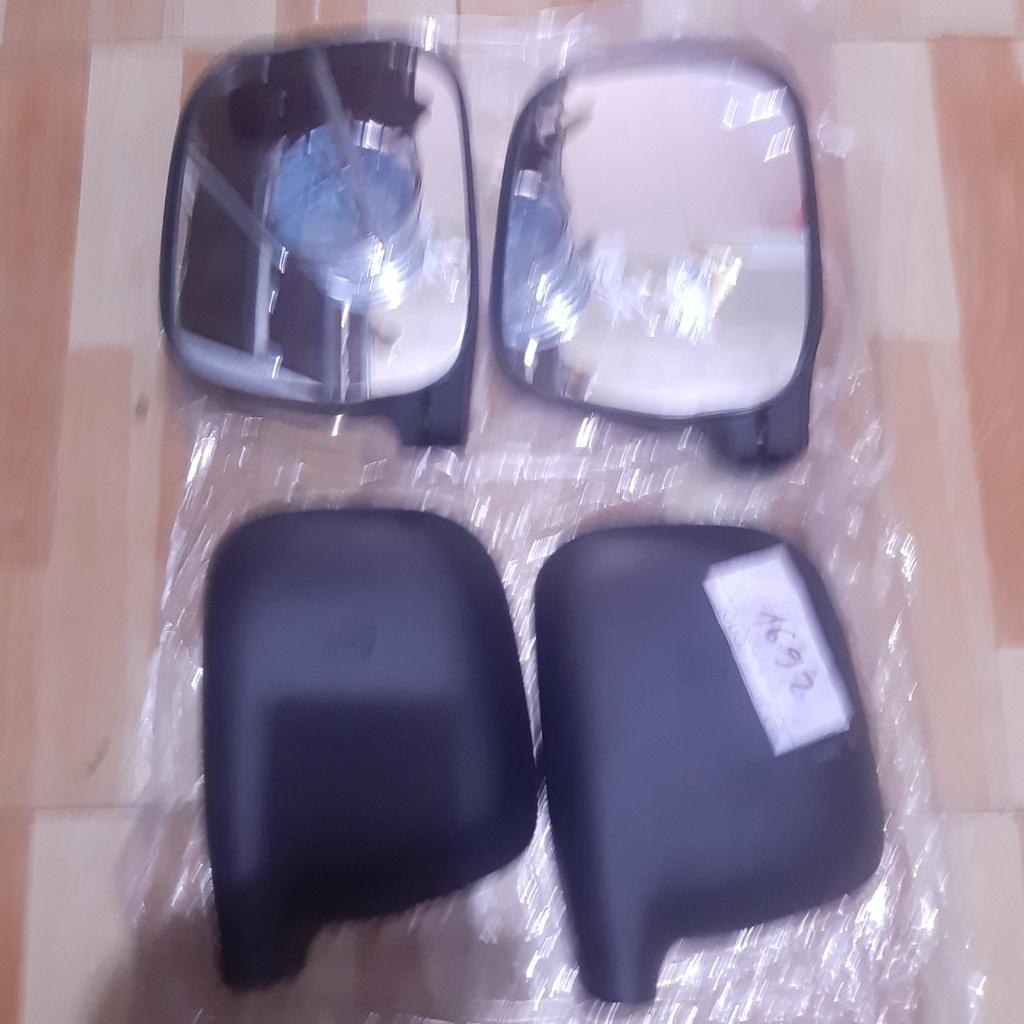 Gương chiếu hậu, gương lắp phía sau soi đuôi xe Toyota Hiace H100, H200, kích thước 210*154, đầu táo 21mm