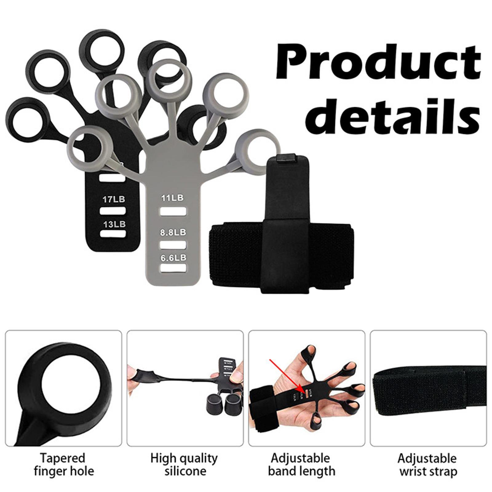 Finger Exerciser Stretcher Women Men Exercise Trainer Hand Grip Strengthener