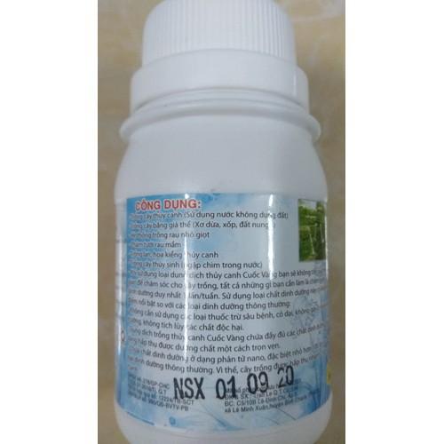 DUNG DỊCH thủy canh thủy sinh - chai 100ml