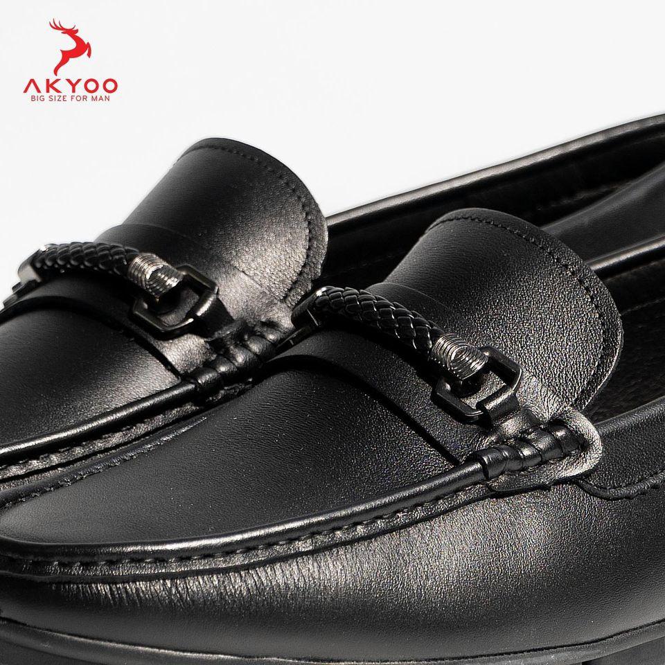 Giày da lười big size 44 - 48 , da cá sấu 100% đế chống trơn trược + bảo hàng 12 tháng (hình thật + video