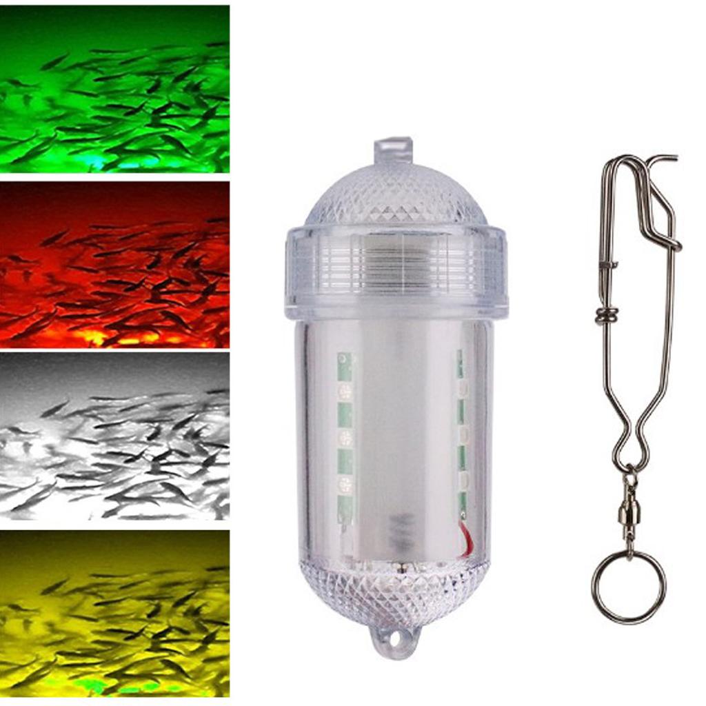 LED Fishing Lure Night Glow Underwater Attracting Lamp Fishing Bait