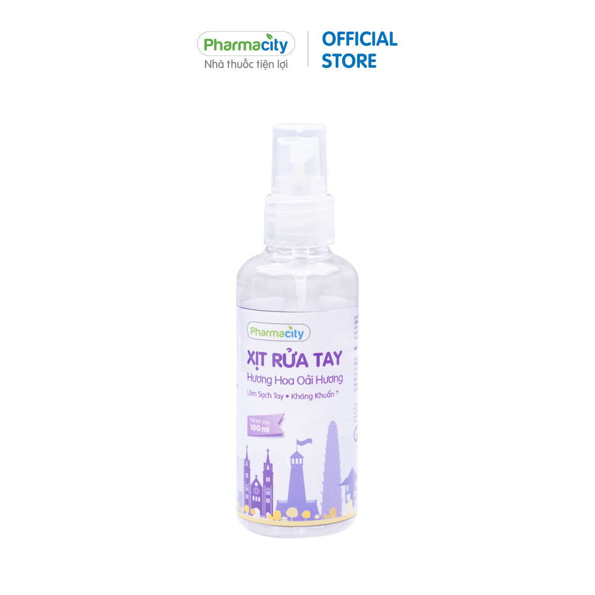 Xịt rửa tay khô Pharmacity