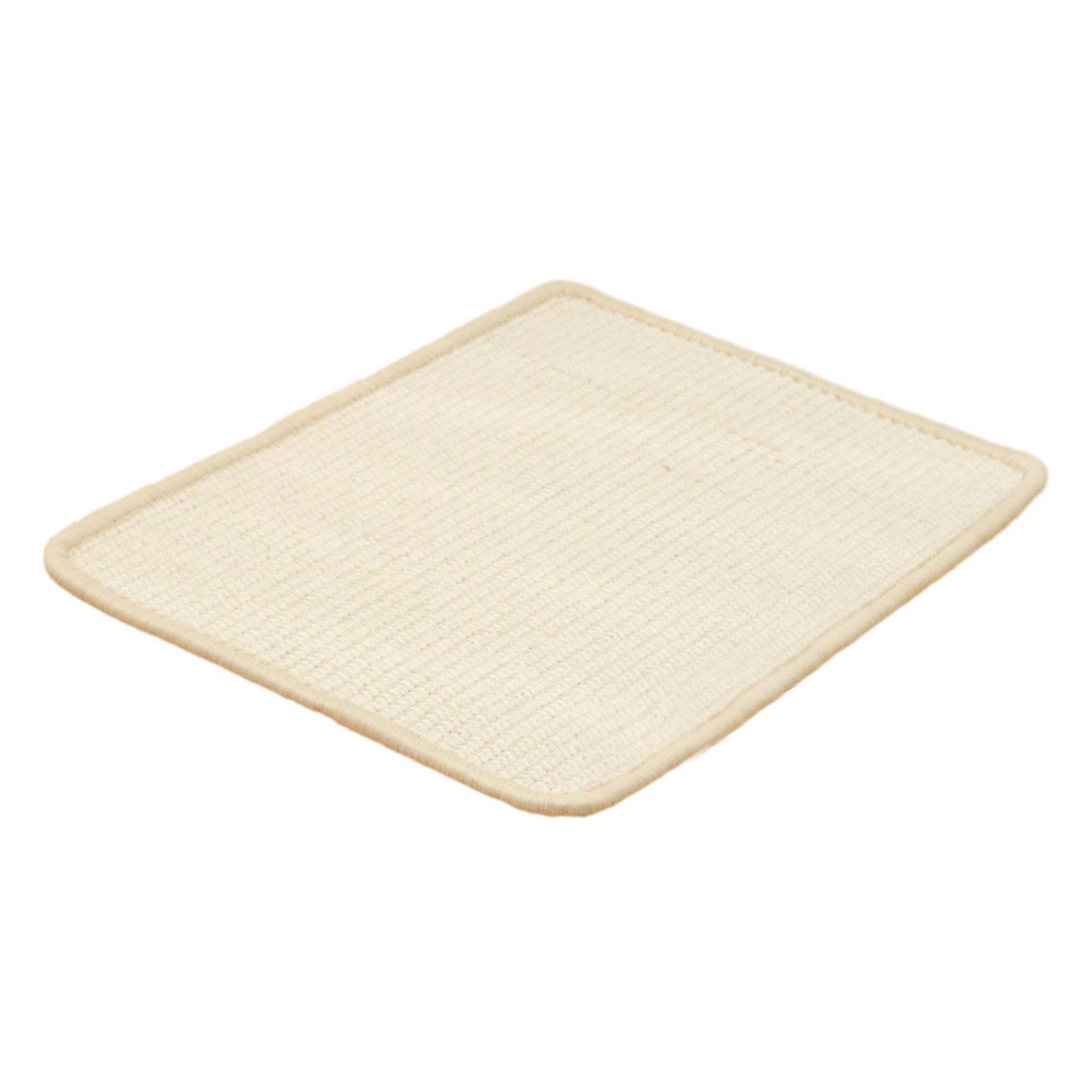 Cat Scratch Mat, Cat Floor Scratching Pad, Wear Resistant Horizontal Sisal Cat Scratching Pad for Bed Carpet Couch Sofa