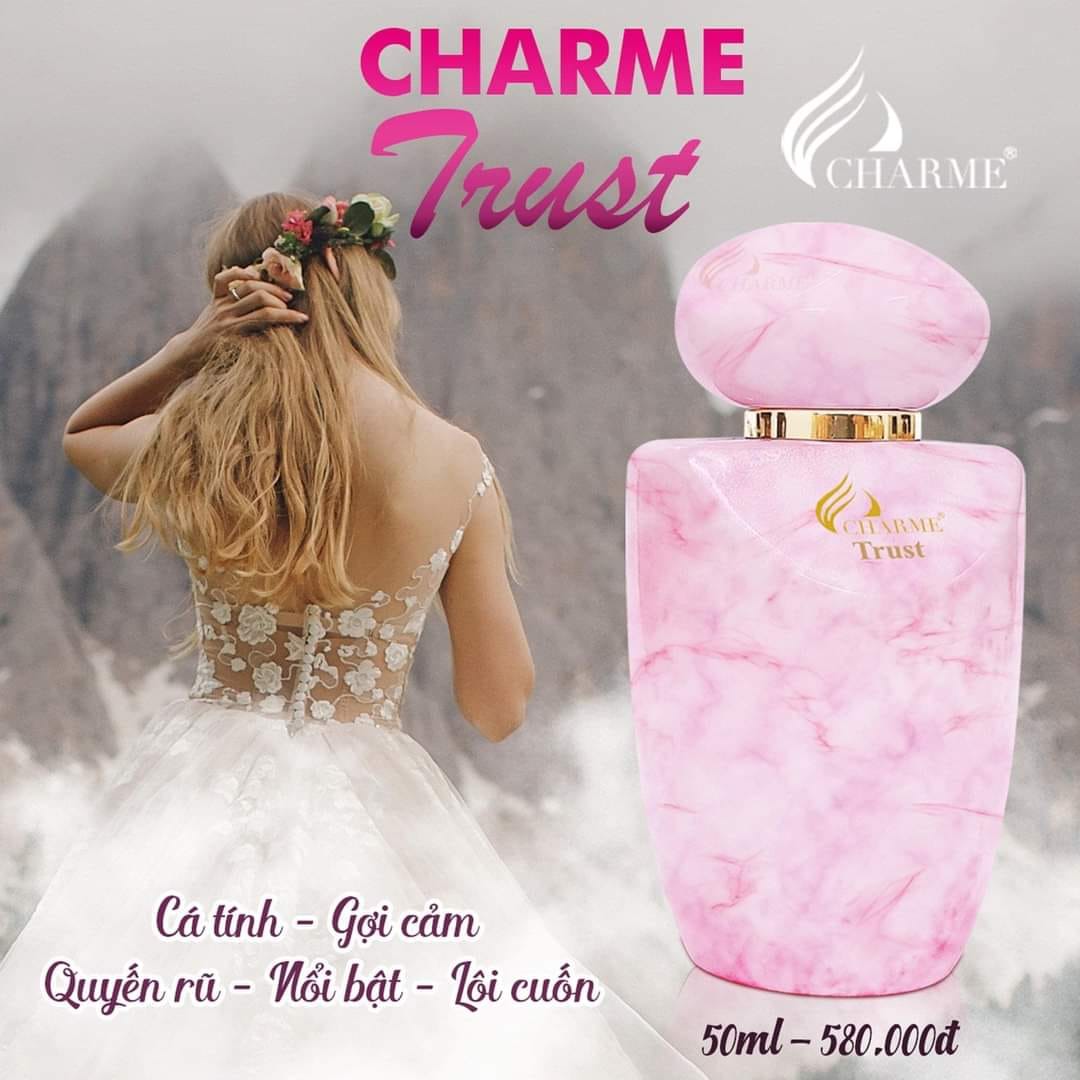 Nước hoa nữ cao cấp Charme Trust 10ml chai Test mini mùi hương hoa cỏ trái cây tươi mát trang nhã lưu hương lâu