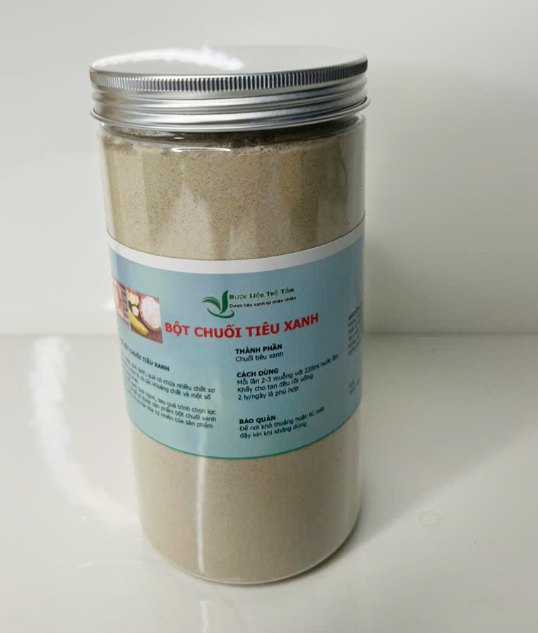 Bột chuối tiêu xanh (Bột chuối tiêu) - Sản phẩm tự nhiên