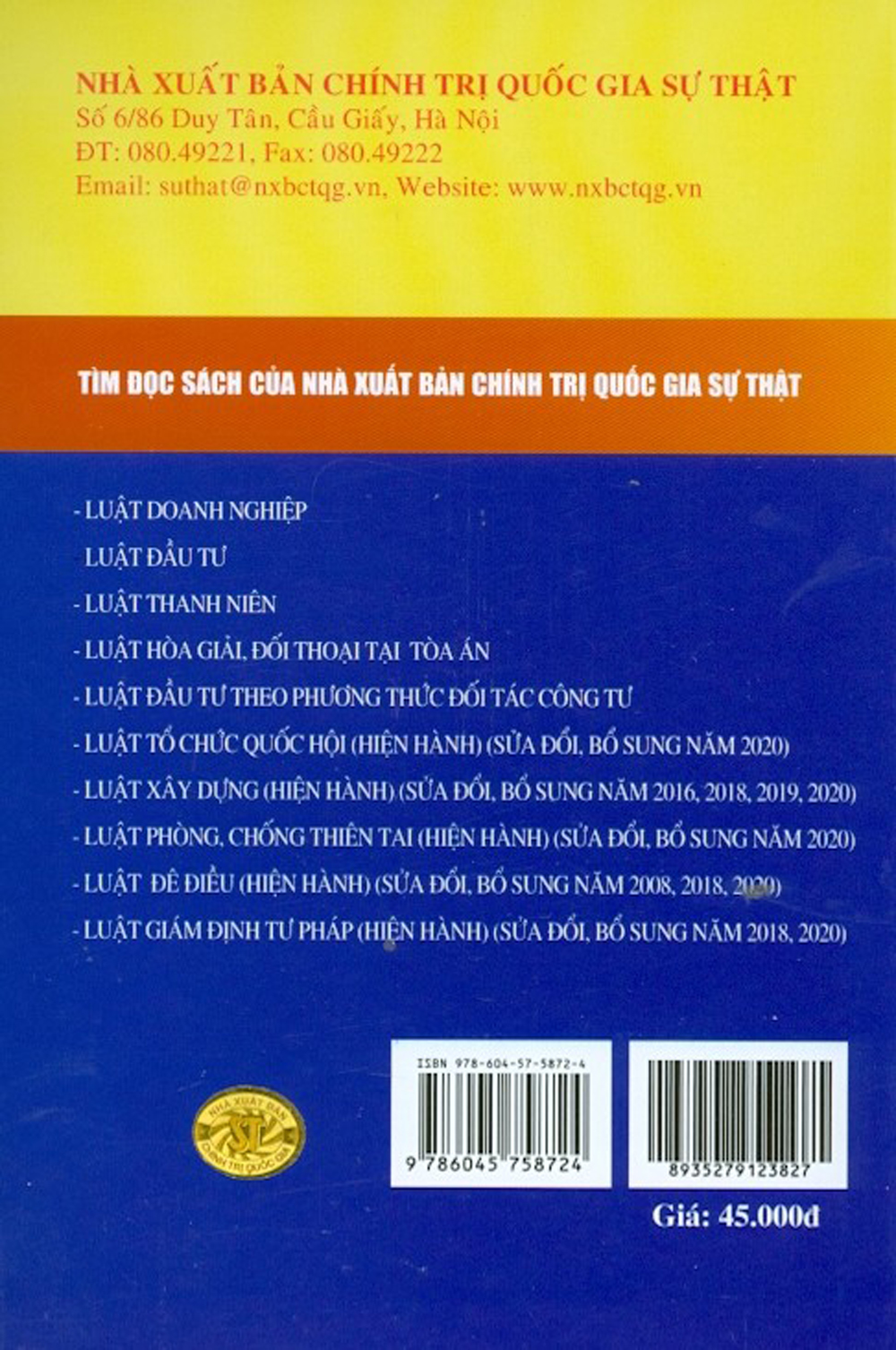 Luật Ban Hành Văn Bản Quy Phạm Pháp Luật (Hiện Hành) (Sửa Đổi, Bổ Sung Năm 2020)