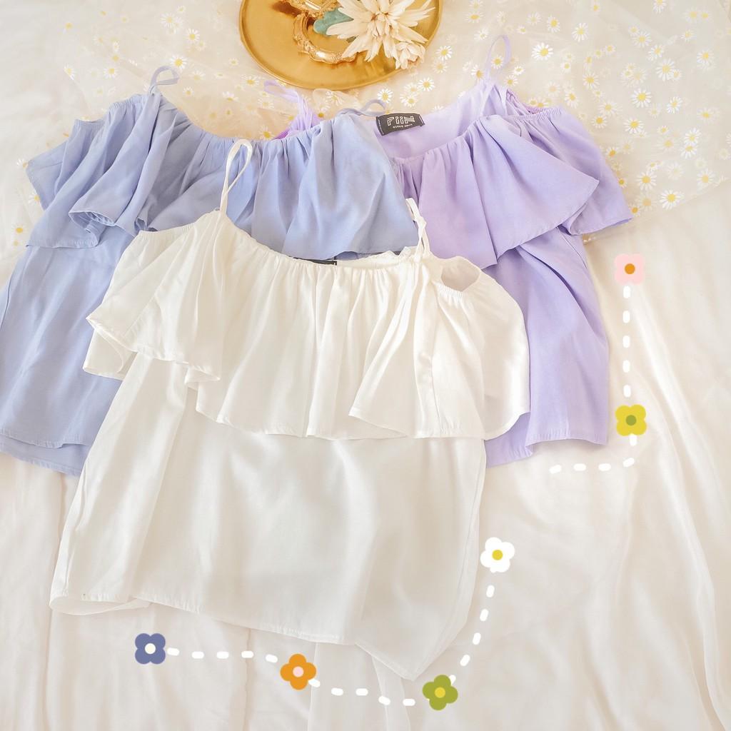 Áo hai dây phong cách Hàn quốc, áo 2 dây ulzzang - Made by Toneontone TOT