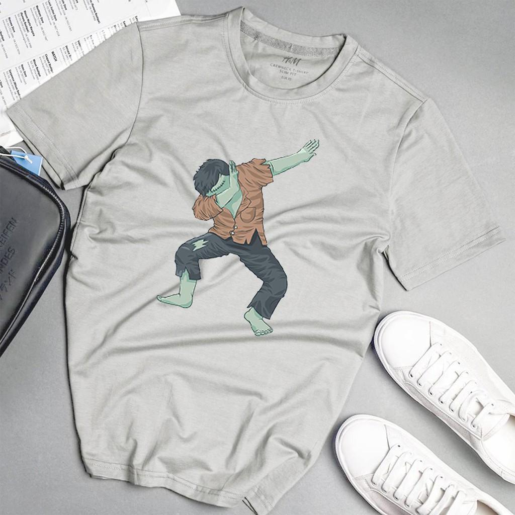 Áo phông nam dabing siêu chất phong cách unisex màu xám