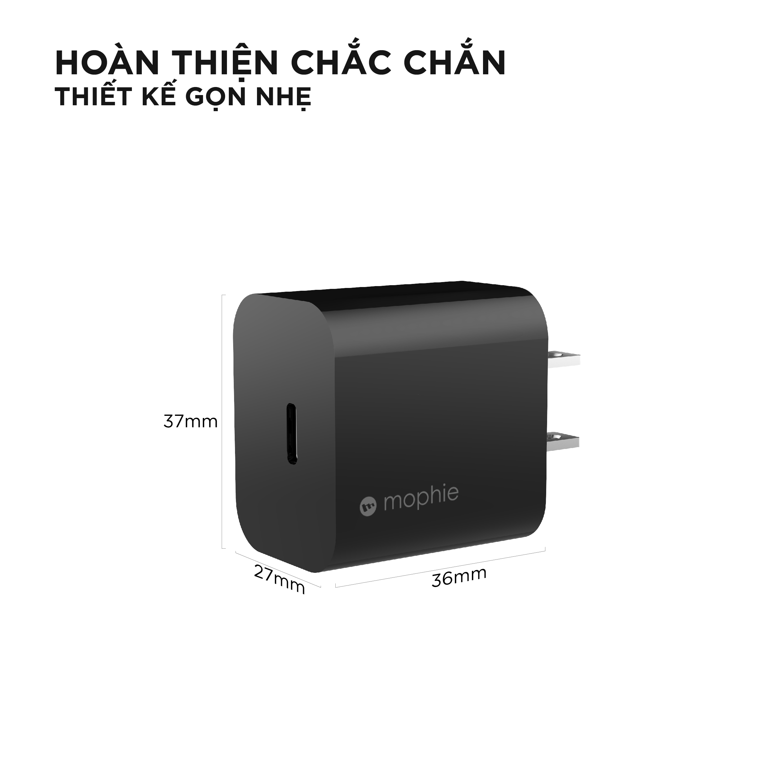 Combo Sạc dự phòng Energizer 10,000mAh QE10005CQ - Sạc Mophie 18w kèm Cáp C to Lightning 1M - HÀNG CHÍNH HÃNG