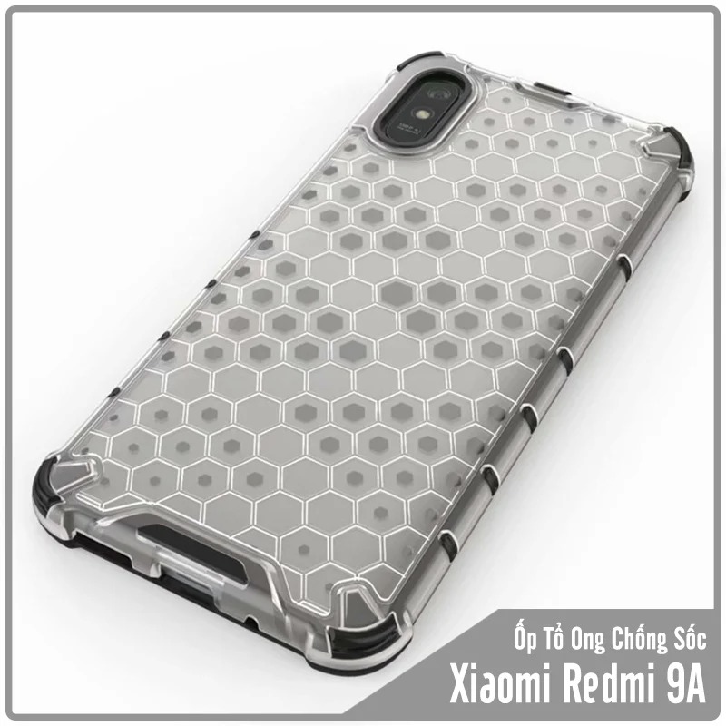 Ốp lưng cho Xiaomi Redmi 9A trong màu Tổ Ong chống sốc