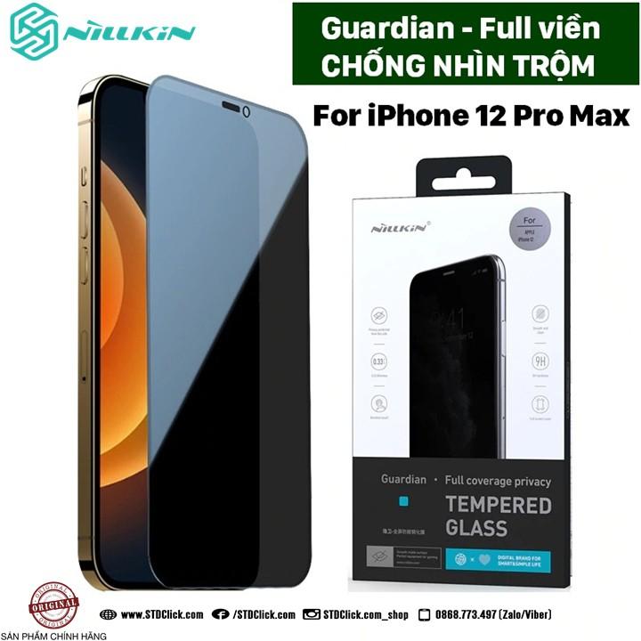 KÍNH CƯỜNG LỰC DÀNH CHO ĐIỆN THOẠI IPHONE 12 PRO MAX NILLKIN GUARDIAN CHỐNG NHÌN TRỘM