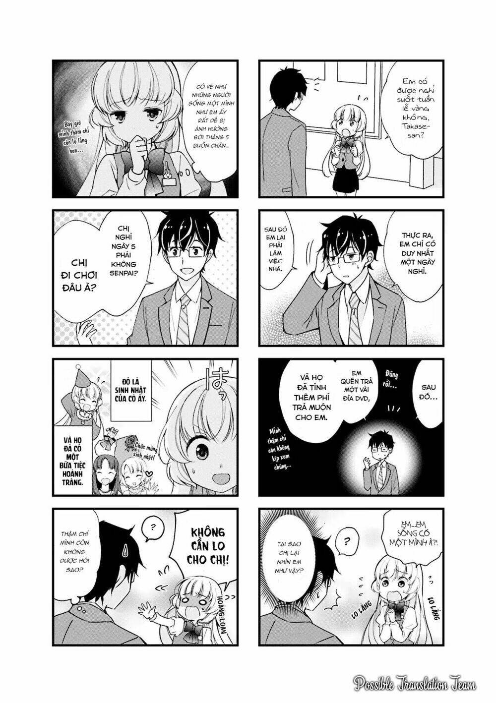 senpai nhỏ nhắn của tôi rất dễ thương chapter 7 4