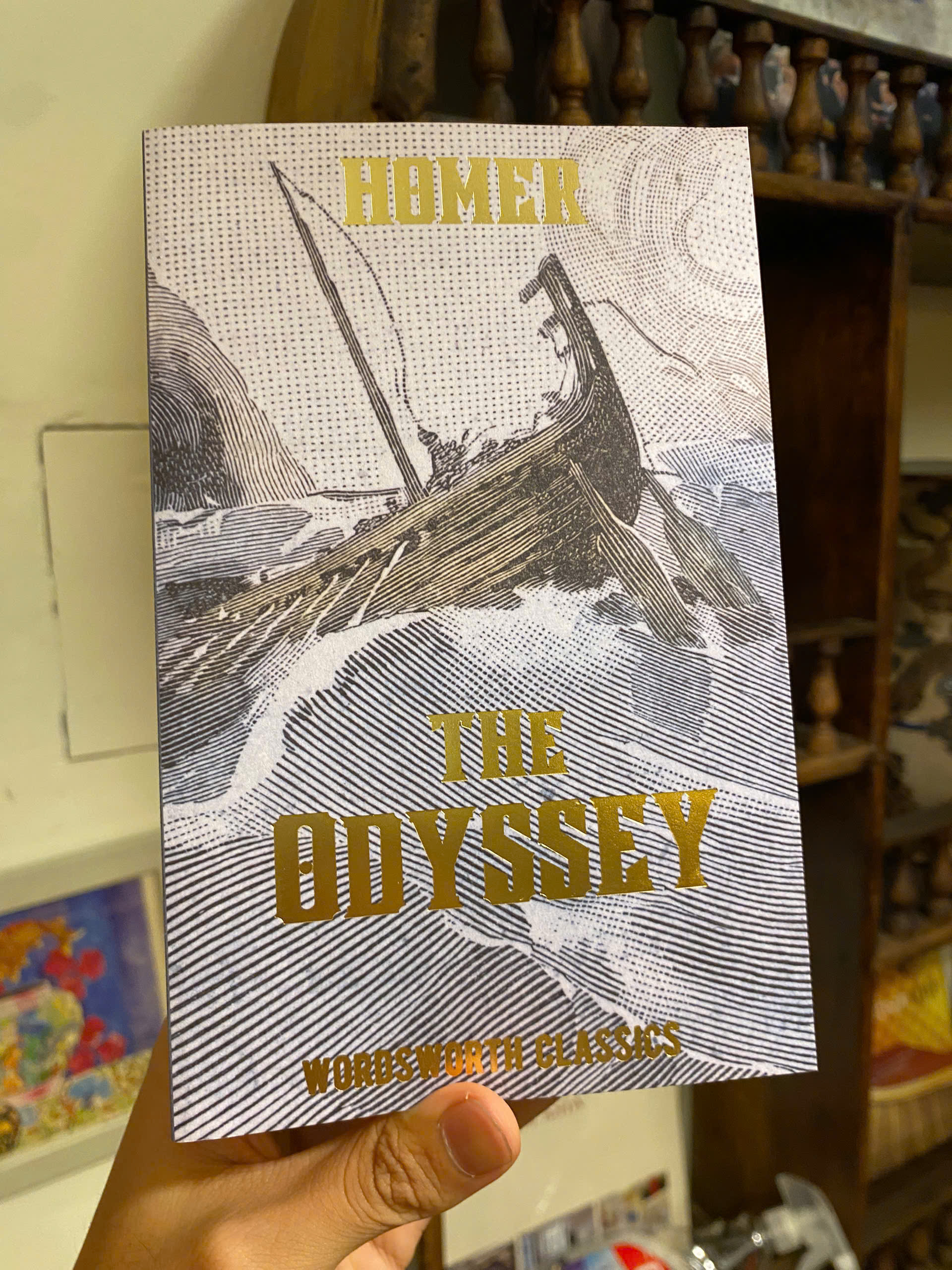 Sách - The Odyssey (Wordsworth Classics) by Homer | English Mythology Fiction Poem