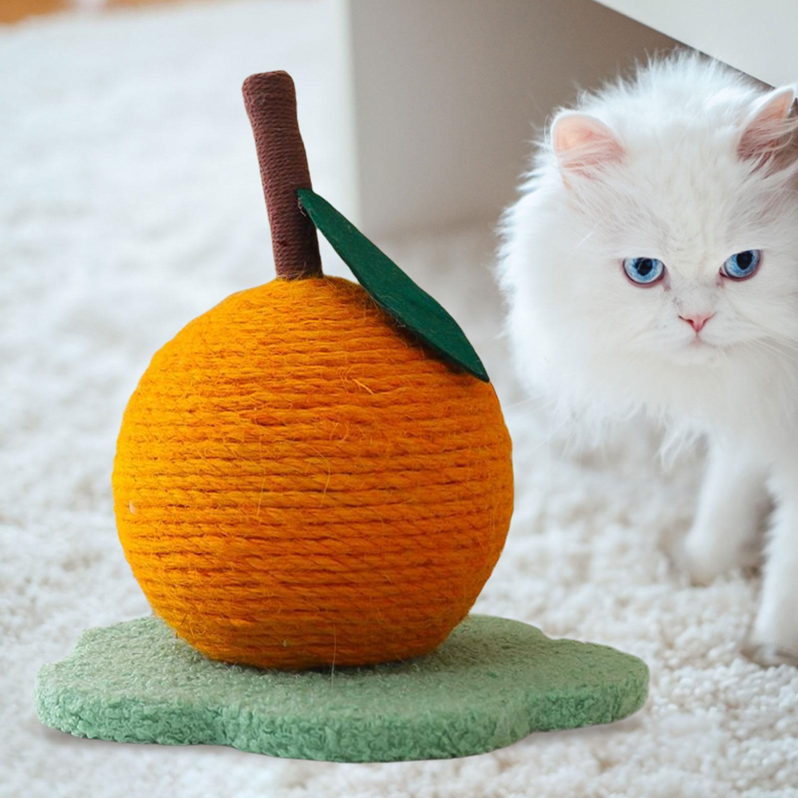 Cat Scratching Post w/ Ball Scratcher Toy Training Exercise Interactive Toy