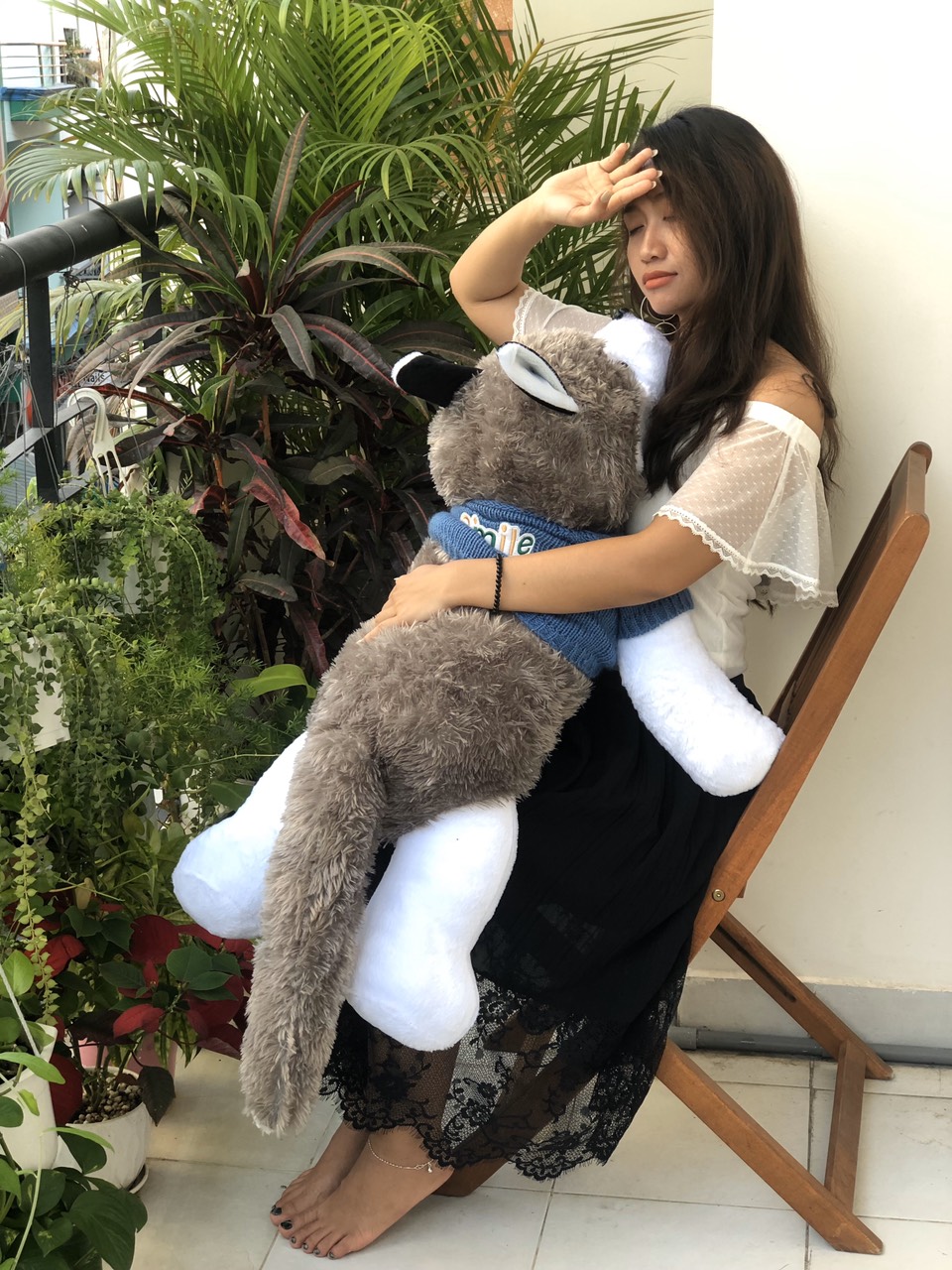 Gấu Bông Cao Cấp Siêu To Chó Husky