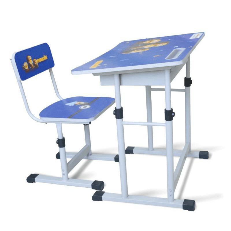 Bộ bàn ghế học sinh Xuân Hòa BHS-13-06 ( Tháo lắp- tăng chỉnh phù hợp theo tư thế)