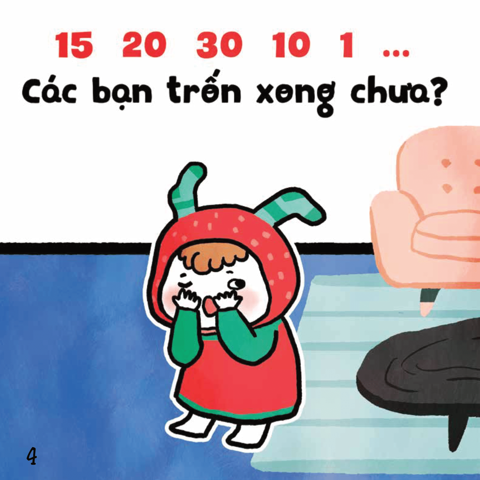 Ehon Em Bé Hạnh Phúc - Bé Vui Bé Khỏe: Chơi Trốn Tìm (Dành Cho Bé 1-6 Tuổi)