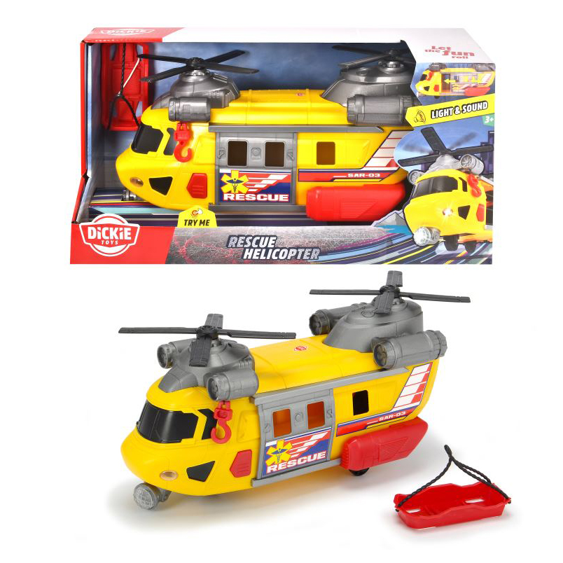 Đồ Chơi Trực Thăng Cứu Hộ Lớn Dickie Toys Rescue Helicopter (30 cm)