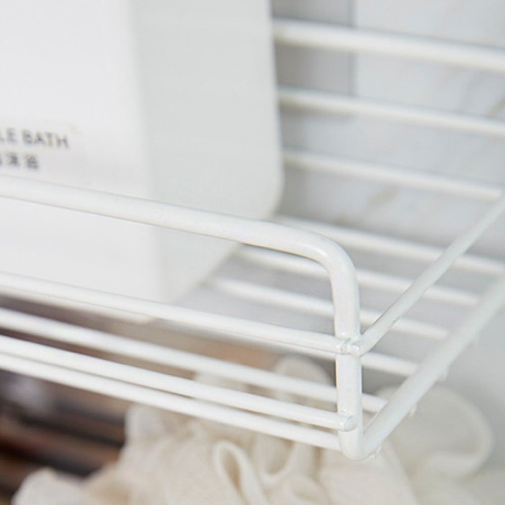 Kệ góc nhà tắm sơn tĩnh điện dán tường nhà tắm, nhà bếp đa năng, tiện dụng