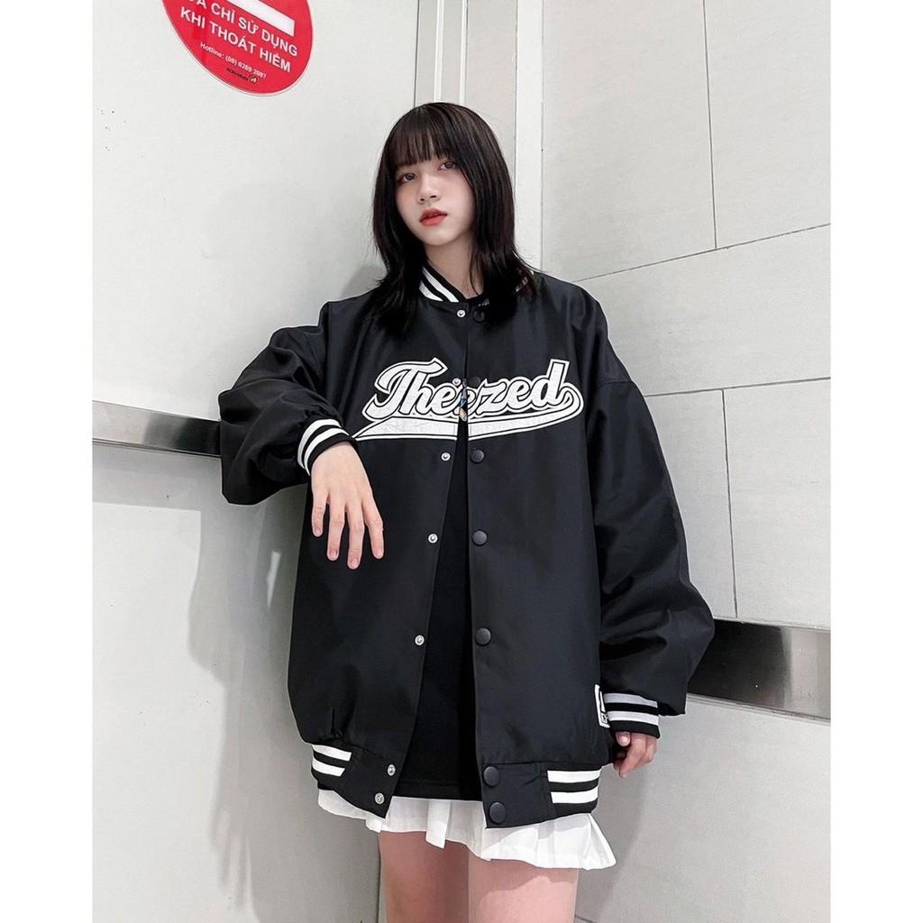 Áo khoác Bomber Unisex  Closet - Jacket khóa kéo tay bồng form dáng rộng bigsize nam nữ ulzzang