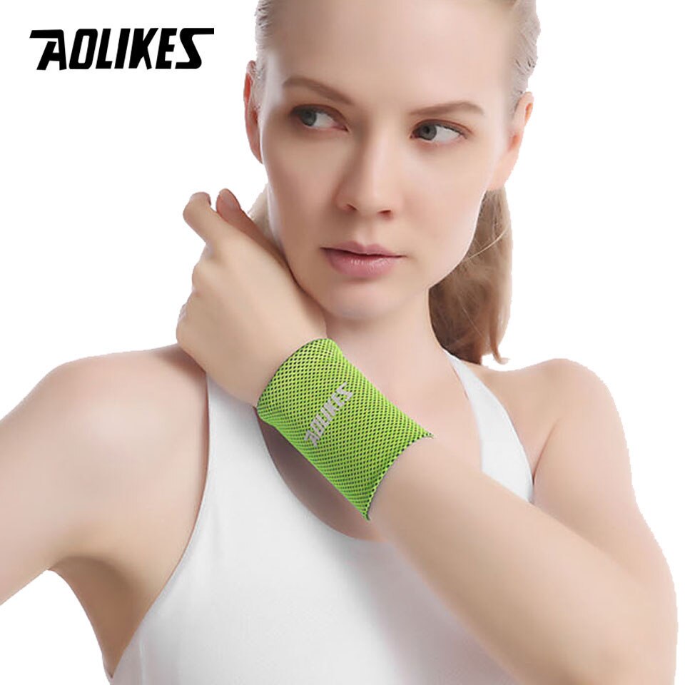 Bộ 2 băng đeo cổ tay AOLIKES A-7931-2 thấm mồ hôi Cool sports wristband