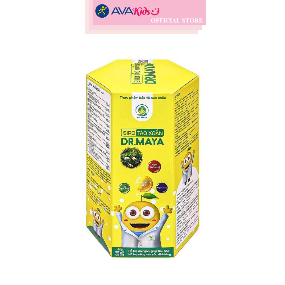 Siro tảo xoắn Dr.Maya giúp ăn ngon, tăng sức đề kháng 30 gói (từ 1 tuổi)