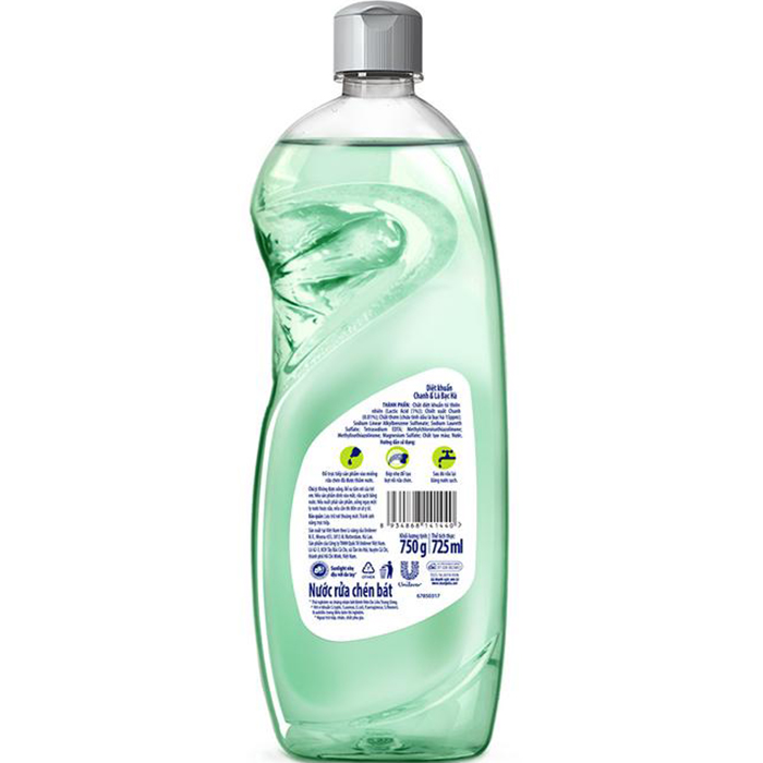 Nước rửa chén Sunlight diệt khuẩn 750ML