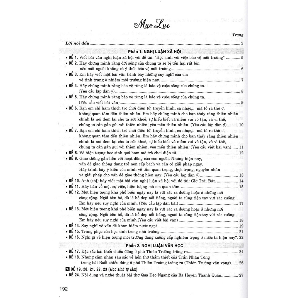 Sách - 199 Đề Và Bài Văn Hay Lớp 8