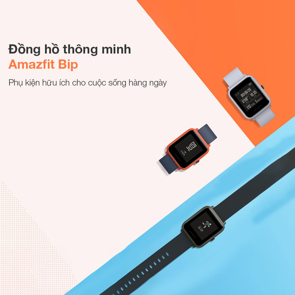 Đồng hồ thông minh Xiaomi Amazfit Bip - Hàng Nhập Khẩu