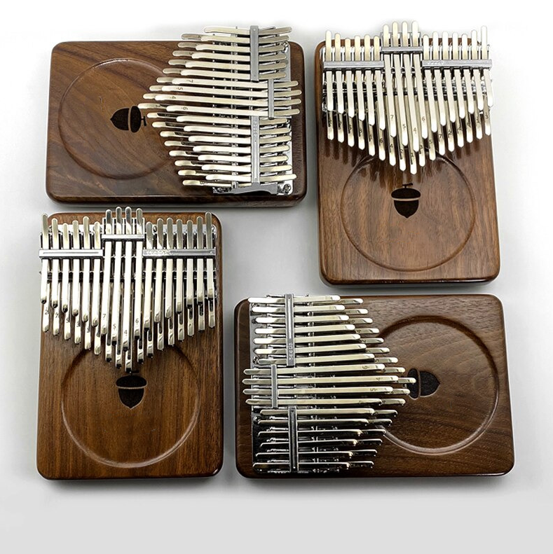 Đàn kalimba 34 phím M-34K01S gỗ ÓC CHÓ ĐEN BẮC MỸ