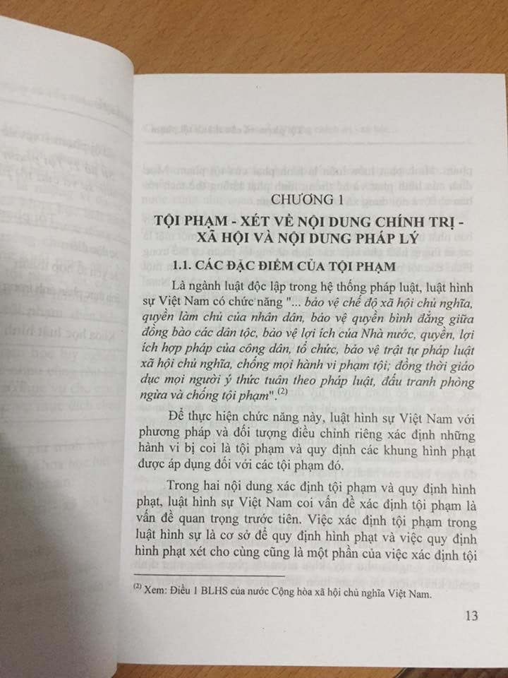 Combo: Pháp luật tố tụng hình sự với việc bảo vệ quyền con người và Tội phạm và cấu thành tội phạm