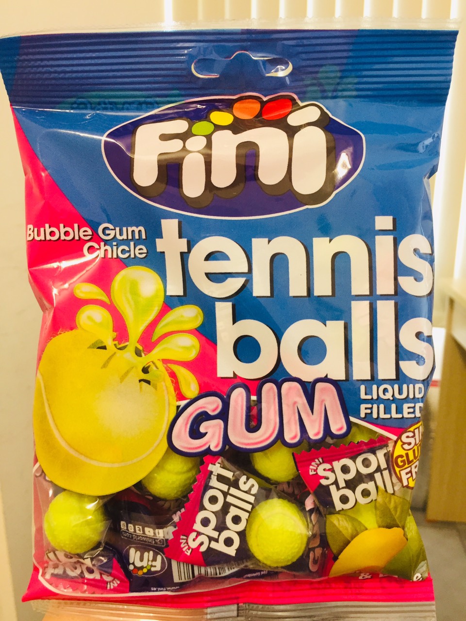 Kẹo cao su Fini Tennis Balls Gum - 80g