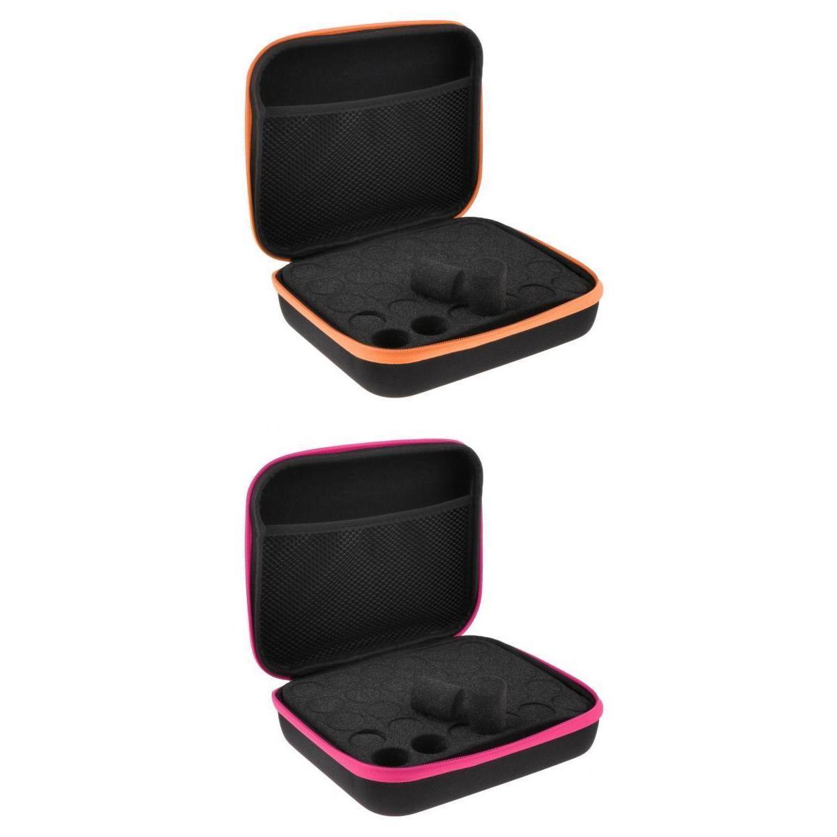 2 Pcs 30 Bottles Essential Oil Carry Case 5ML~15ML Holder Storage Bag Box
