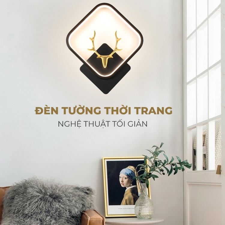 Đèn Tường, Loại Đèn Led 3 Màu Treo Phòng Ngủ Phòng Khách Cầu Thang  3 Chế Độ Ánh Sáng