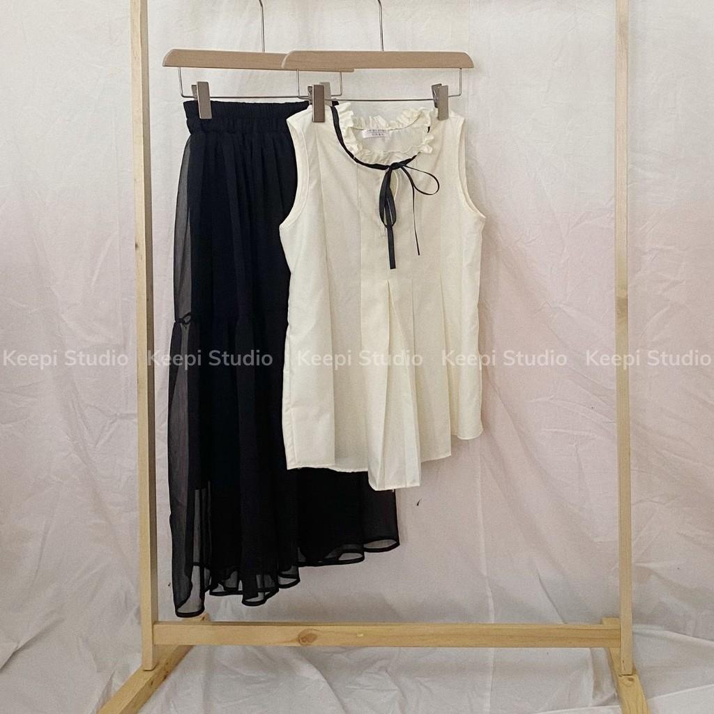 Sét Đồ Đầm Nữ Phong Cách Hàn Quốc Set Váy Áo