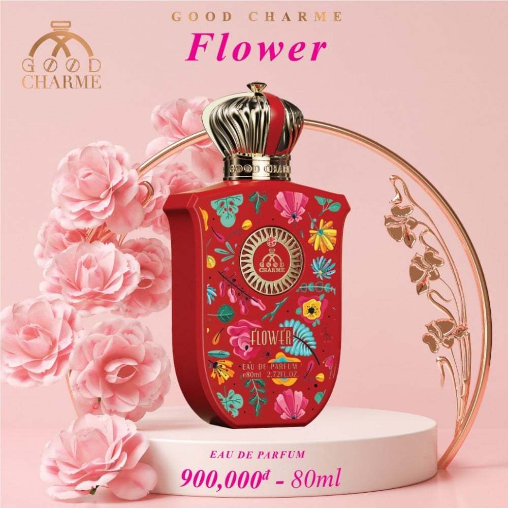 [LIMITED DATE 10/2025] Nước Hoa Nữ Sang Trọng GOOD CHARME FLOWER 80ml Lưu Hương Lâu Sang Trọng, Quyến Rũ_Nước Hoa Chính Hãng