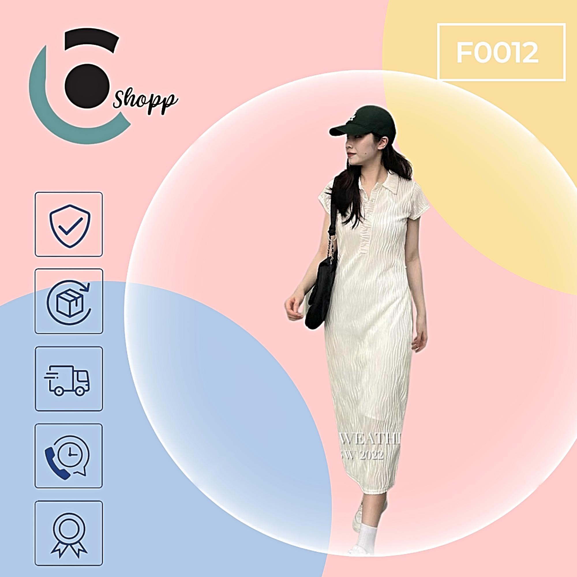 Váy polo sóng nhăn cao cấp