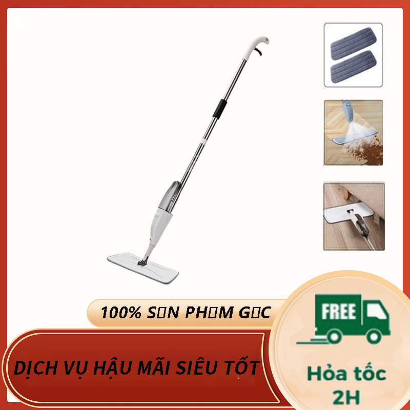Cây lau nhà thông minh có bình xịt Cây Lau Nhà Xịt Thông Minh Xoay 360 Độ - Cây Lau Nhà Thông Minh Dạng Xịt Nhỏ Gọn